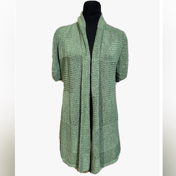 Lafayette 148 New York Sweaters - Lafayette 148 Large Loop Knit Open Front Cardigan Sweater XXL/18